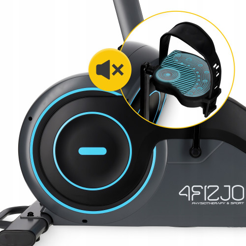 Велотренажер  4FIZJO Pro+ Black/Blue - фото №3